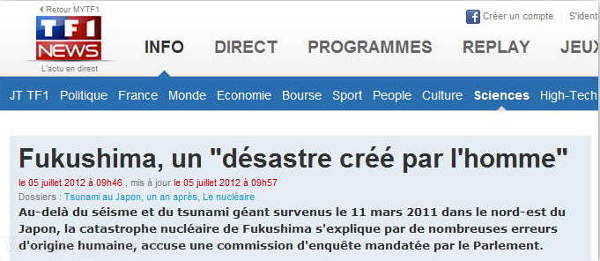 Tous les responsables de la catastrophe de Fukushima ?